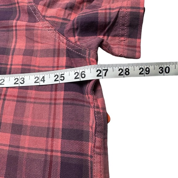 Grayers | Men | Classic Plaids Coral Red SS Button Up Shirt | Size XXL - Picture 5 of 12